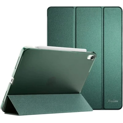 Abbildung von ProCase Hülle für iPad Air 11 Zoll M2 2024/ 5. Generation 2022/ 4. 2020 10.9 Zoll, 11&quot; (M2) Schutzhülle Smart Case Cover / 5/ 4 Nachtgrün