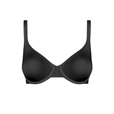 Abbildung von CALIDA Damen BH Sensitive, Schwarz aus Polyamid und Elastan, perfekte Passform durch dreilagige Mikrofaser, Größe: 70B