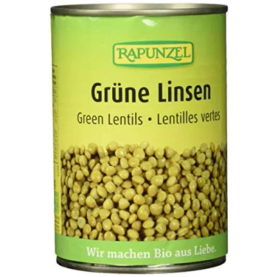 Abbildung von Rapunzel Grüne Linsen in der Dose, 6er Pack (6 x 400 g) Bio