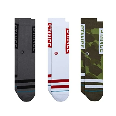 Abbildung von Stance THE 3 PACK Socken, Größe: Medium, Khaki