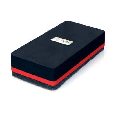 Abbildung von SIGEL BA188 Board Eraser, Tafellöscher magnetisch, zur Reinigung von Glas Magnettafeln und Whiteboards, 13x6 cm