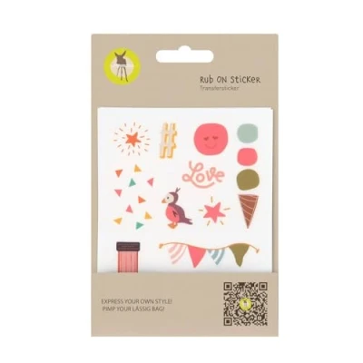 Abbildung von LÄSSIG Sticker Set Rub On Happy