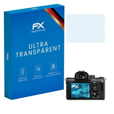 Abbildung von atFoliX Schutzfolie kompatibel mit Sony Alpha a7R III Folie, ultraklare FX Displayschutzfolie (3X)