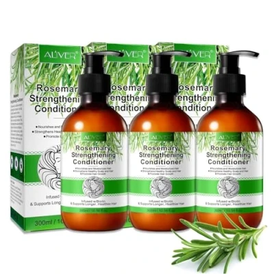 Abbildung von P Beauty Rosmarin Conditioner 3x300ml sanfte Spülung für geschädigtes &amp; trockenes Haar Haarspülung Haarwachstum Kopfhautpflege Mint Haarpflege alle Haartypen