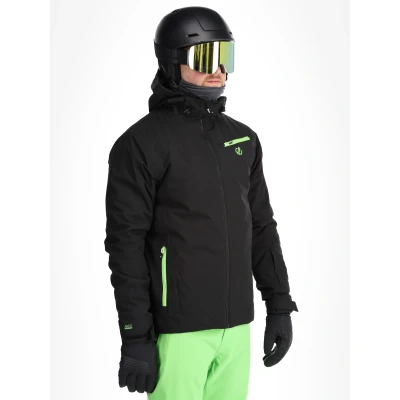 Abbildung von Dare2B Herren Mens Eagle Ii Jacket Skijacke, Schwarz, Grün, Flash, 3XL