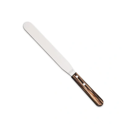 Abbildung von Tramontina flaches Palettenmesser, Streichpalette, Tortenmesser, 20 cm, Edelstahl, Griff aus FSC zertifiziertem Holz