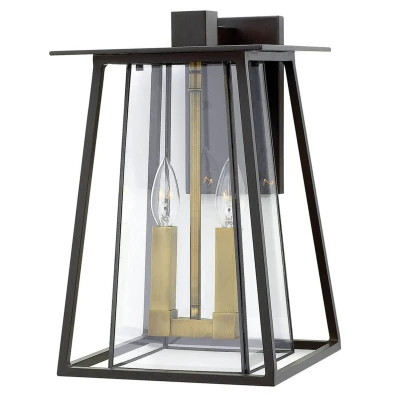 Abbildung von Hinkley HK WALKER2 L Wandleuchte Walker 2xE14 H:38,1 L:26,1 B:23,6 IP44