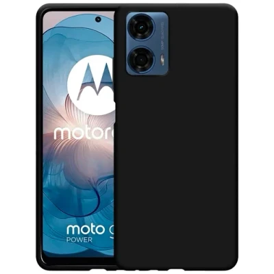 Abbildung von Just in Case Soft Design Moto G04/G24/G24 Power Backcover Schwarz