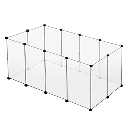 Abbildung von EUGAD Freigehege für Kaninchen, Meerschweinchen Gehege, BHT 200x70x100cm