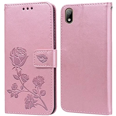 Abbildung von Hülle für Huawei Y5 2019/Honor 8S Handyhülle,Klappbar Tasche Case,Standfunktion,Kartenfach,Silikon Bumper,Stoßfeste Schutzhülle Cover