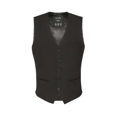Abbildung von s.Oliver Black Label SLIM FIT Anzugweste, Herren, Größe: 44, Schwarz