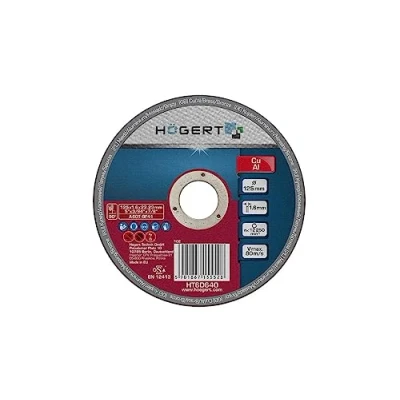 Abbildung von Hogert Technik HT6D640 Trennscheibe, Winkelschleifer 125mm 1.6mm 12.2501/min