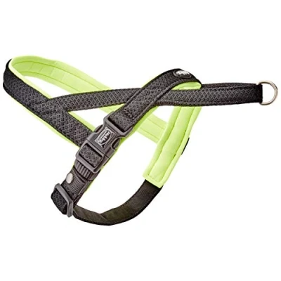 Abbildung von Nobby Norwegergeschirr Mesh Preno, neon gelb L: 38 50 cm + 36 cm, B: 20/25 mm, 1 Stück