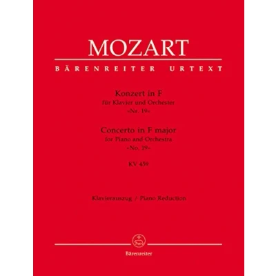 Abbildung von Konzert für Klavier und Orchester Nr. 19 F Dur KV 459. Klavierauszug, Urtextausgabe