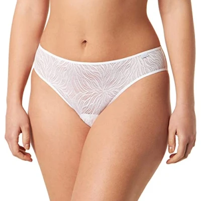 Abbildung von Calvin Klein Damen Slip Bikini Form mit Stretch, Weiß (White), XS