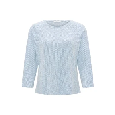 Abbildung von Opus Serera Langarmshirt, Damen, Größe: 36, Blue salt