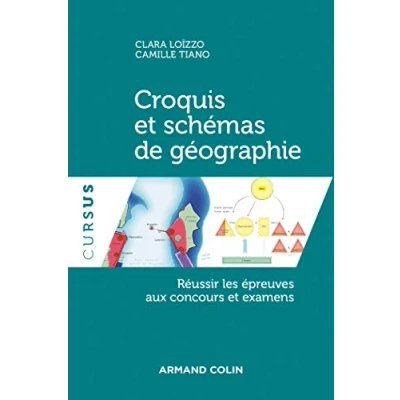 Abbildung von Croquis et schémas de géographie Réussir les épreuves aux concours examens: examens