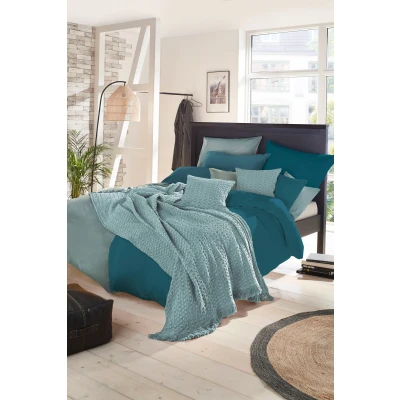 Abbildung von Primera Wohndecke &quot;Struktur&quot;, mit besonderem Zweiton Look, Kuscheldecke