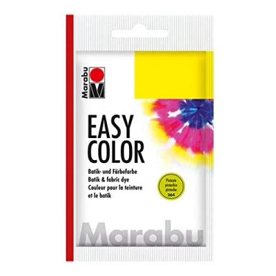 Abbildung von Marabu 17350022264 Easy Color pistazie, 25 g Batik und Handfärbefarbe für Baumwolle, Leinen, Seide Mischgewebe, handwaschbar bis 30C, sehr gute Lichtechtheit, nicht kochecht