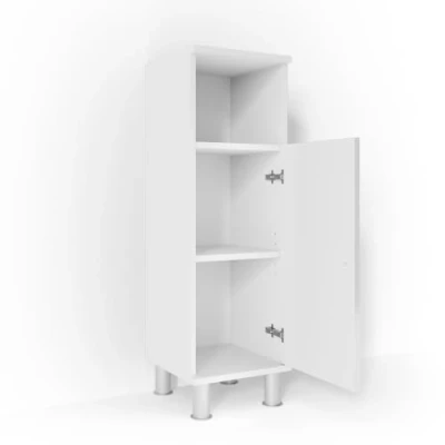 Abbildung von Vicco Midischrank Fynn, Weiß Hochglanz, 30 x 95 cm