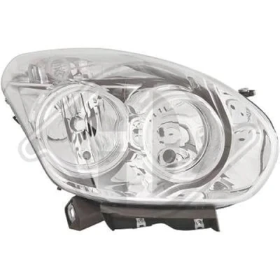 Abbildung von DIEDERICHS Priority Parts 3486080 Scheinwerfer rechts H7, H7/H1, H1 FIAT: Doblo II Kombi, Kasten / Pritsche/Fahrgestell