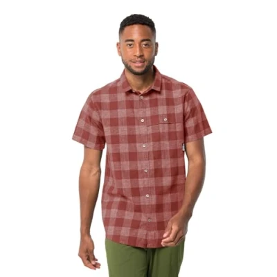 Abbildung von Jack Wolfskin Highlands M Hemd, Herren, Größe: Medium, Barn red 41