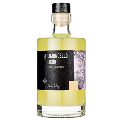 Abbildung von WAJOS Limoncello Likör 350ml, 30% vol: Genuss mit zitroniger Note Geschenk für Geburtstage