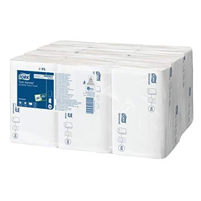 Abbildung von Tork Xpress Multifold Papierhandtücher 471074 H2 Universal Falthandtücher für Handtuchspender mehrfach gefaltet, 1 lagig, weiß 12 x 250 Tücher