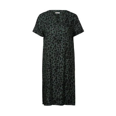 Abbildung von Street One Gemustertes Freizeitkleid, Damen, Größe: 42, Grün