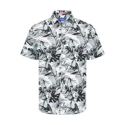 Abbildung von JACK&amp;JONES JUNIOR Jungen JORJOSHUA Aruba AOP Shirt SS JNR Kurzarmhemd, Cloud Dancer, 128 cm