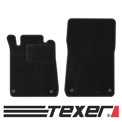 Abbildung von TEXER Textil Fußmatten Passend für Mercedes Benz SLK R170 Bj. 1996 2004 ANTHRAZIT