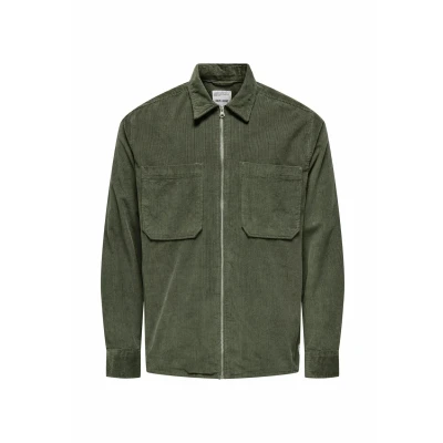 Abbildung von Only &amp; Sons Onsalp Hemd, Herren, Größe: Small, Castor gray