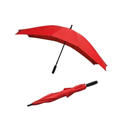 Abbildung von Le Monde du Parapluie Regenschirm für Paare, gerade, Rot, ausgezeichnete Windbeständigkeit, Falcon