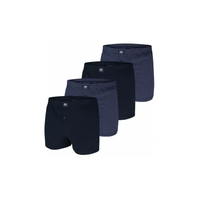 Abbildung von Ceceba 4 PACK Boxerbriefs, Herren, Größe: 8XL, Navy gemustert