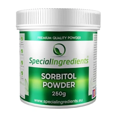 Abbildung von Special Ingredients Sorbit Pulver Höchster Qualität 250g (Deutsche Etiketten Und Anleitungen)