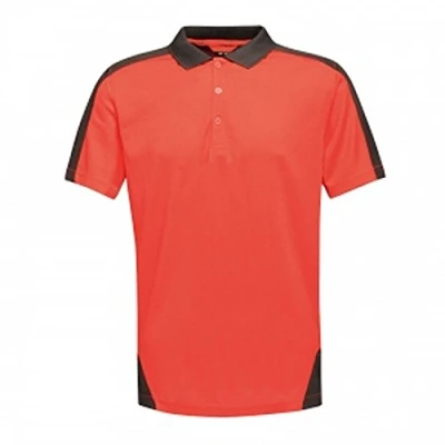 Abbildung von Regatta Professionelles Contrast Coolweave Wicking Poloshirt, ClassRed/Blk, M