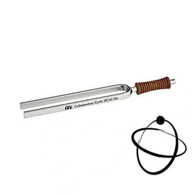Abbildung von Sonic Energy Planeten Stimmgabel Kulminationsperiode 187,61 Hz / F3# Für Meditation, Therapie, Zuhause Inkl. Baumwolltasche (TF M CU)