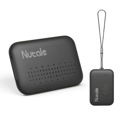 Abbildung von Nutale Mini Schlüsselfinder mit App 1PCS Kaffee Schlüsselanhänger Bluetooth Kompatibel iOS und Android für AutoSchlüssel Haustier oder Rucksäcke