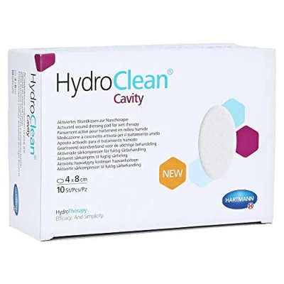 Abbildung von Hydroclean cavity Kompressen 4x8 cm steril