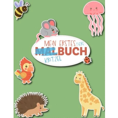 Abbildung von Kritzelbuch ab 1 Jahr: Erstes Ausmalbuch Mit Tier Motiven zum Ausmalen: Liebe gestaltetes Malbuch für Kleinkinder Jahr Förderung der Kreativität &amp; Motorik