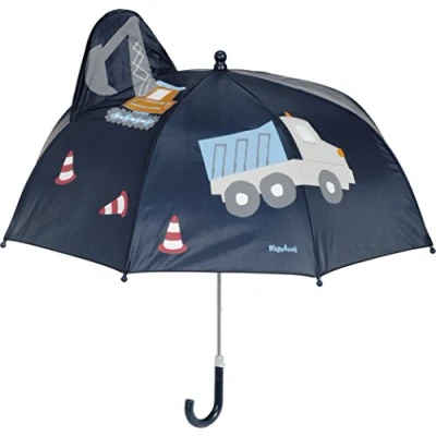 Abbildung von Playshoes Stockregenschirm 3D Regenschirm Baustelle