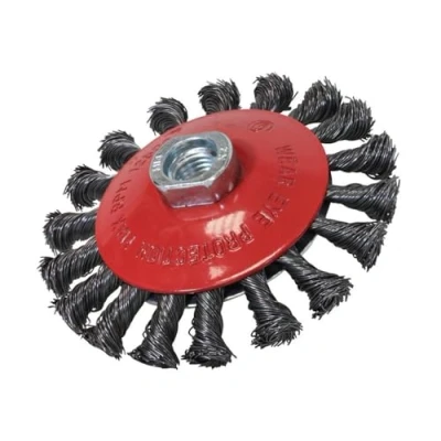 Abbildung von Faithfull Konische Drahtbürste 100 x M10 1,5 0,50 mm Draht FAIWBTC100MC