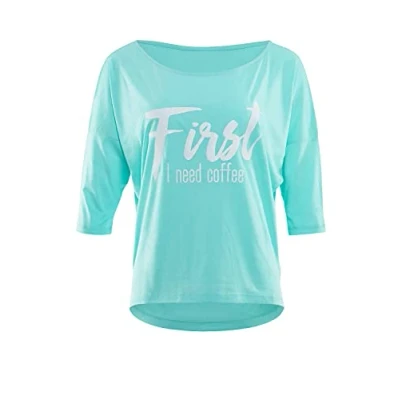 Abbildung von Winshape 3/4 Ultra Light MCS001 Langarmshirt, Damen, Größe: XXL, Mint/glitter/white