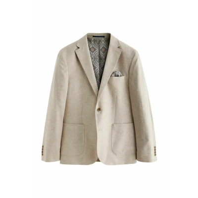 Abbildung von Next Textured Sakko, Herren, Größe: 60xL, Stone