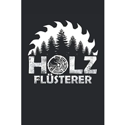 Abbildung von Holz Flüsterer Notizbuch: Schreiner Notizbuch Toller linierter Notizblock für und Tischler 120 linierte Seiten um Notizen ... Din A5 Geschenk den Meister oder Azubi.