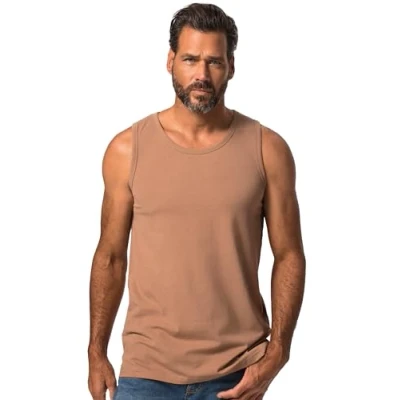 Abbildung von JP 1880 Herren große Größen Übergrößen Menswear L 8XL Tank Top, Basic, ärmellos, bis 10 XL Hellbraun 705145322