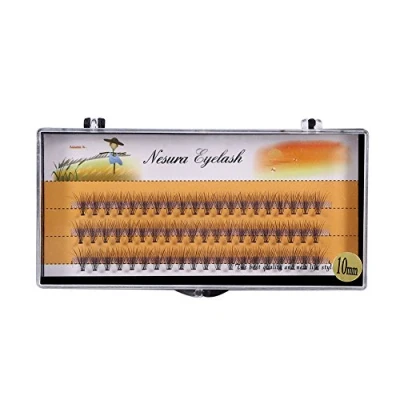 Abbildung von Künstliche Cluster Wimpern, 60 Stück pro Tray, Haofy Falsche Wimpern Extensions, 3D Volumen für Mädchen Frauen Damen, in Verschiedene Längen von 6 mm bis 14