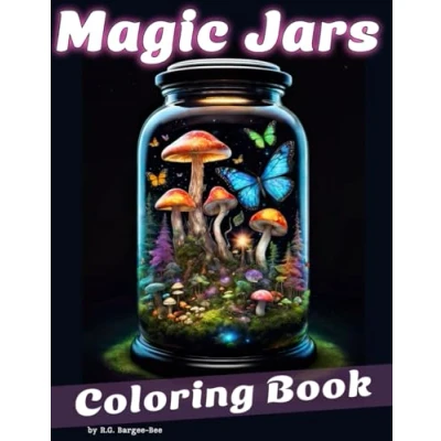 Abbildung von Magic Jars: Coloring Book for All Ages, Featuring Whimsical Landscapes and Nature Scenes Stress Relief Relaxation