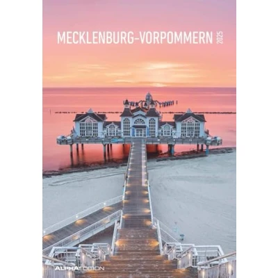 Abbildung von Alpha Edition Mecklenburg Vorpommern 2025 Bildkalender, 23,7x34cm, Wandkalender mit Platz für Notizen und vielen Infos, Bilder aus dem Bundesland, deutsches Kalendarium Ferientermine DE/AT/CH