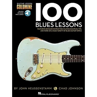 Abbildung von 100 Blues Lessons: Guitar Lesson Goldmine: Lehrmaterial, CD für Gitarre (Guitar Goldmine Series)